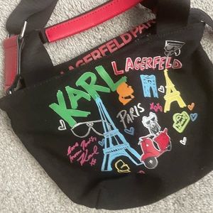 Karl Lagerfeld black bag